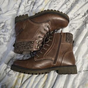 Christy Brown Ankle Boots